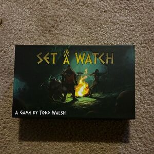 Set A Watch Board Game Opened, Never Played